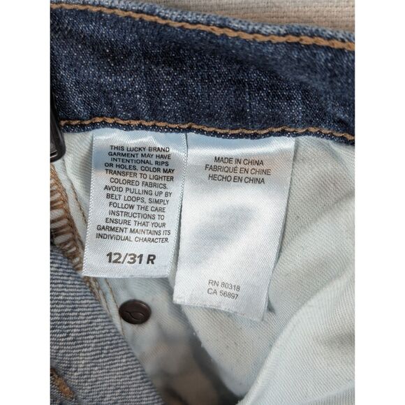 Lucky Brand Sweet Boot Jeans Blue Women's Size 12/31 - Picture 13 of 13